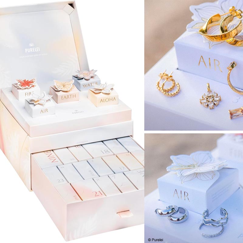Advent Calendar Bijoux jewelry BOX Coffret Cadeaux Calendrier de l