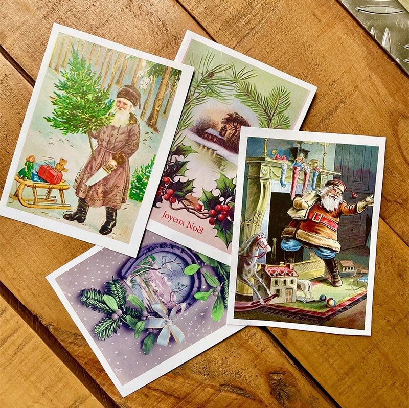 Cartes de Noël vintage