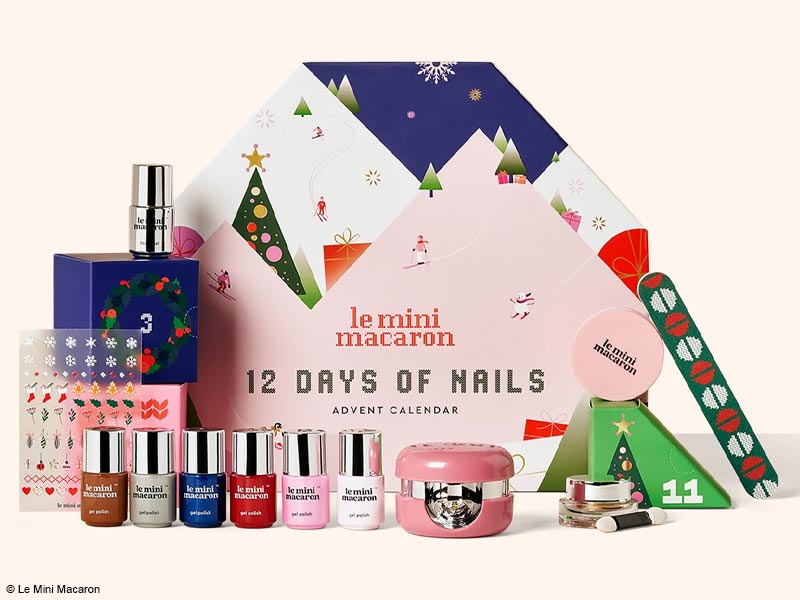 Calendrier de l'avent vernis semi-permanent