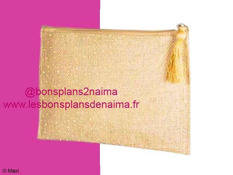 Pochette dorée