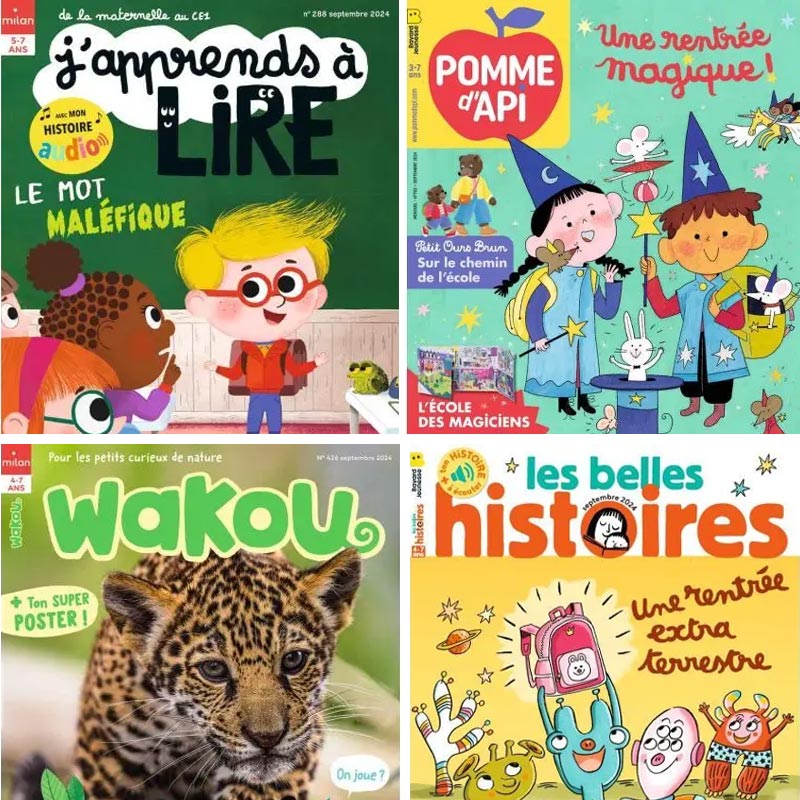 Meilleurs magazines 4 - 5 ans